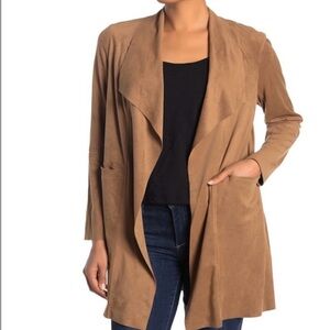 Max Studio Women's Tan Suede Jacket